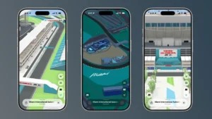 Apple Maps, Miami Grand Prix, Formula 1, Miami International Autodrome, 3D harita
