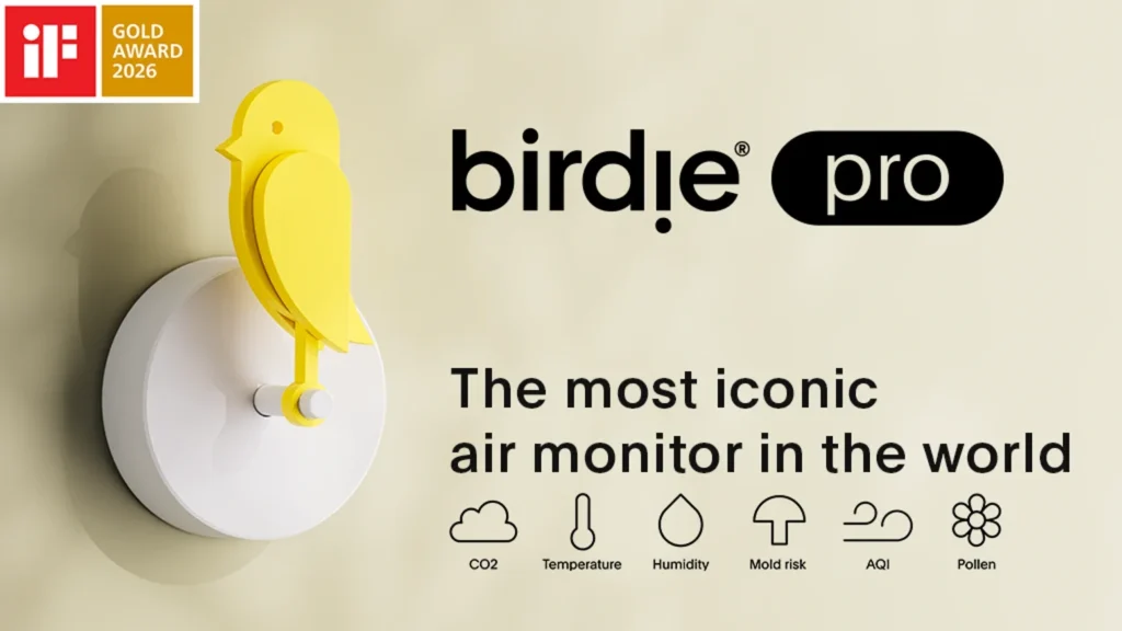 Birdie Pro, hava kalitesi, akıllı ev, CO2 sensörü, Kickstarter