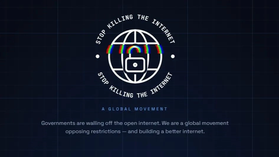 İnternette artan yasaklara karşı küresel hareket başlatıldı internet özgürlüğü, Stop Killing the Internet, dijital haklar, sosyal medya yasakları, çevrim içi gözetim