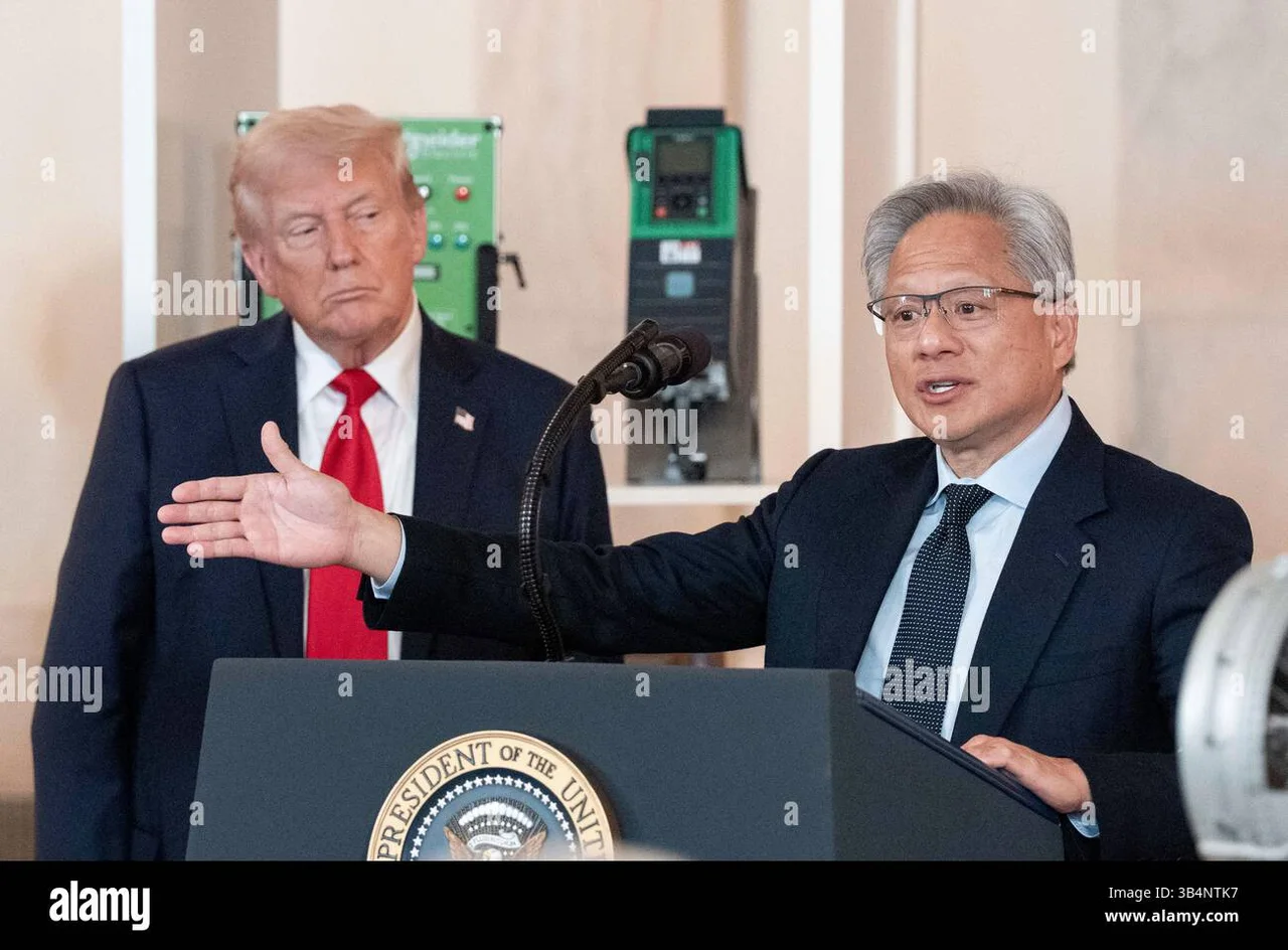 Jensen Huang, Donald Trump, NVIDIA, Samsung Galaxy Fold 8, All-In konferansı