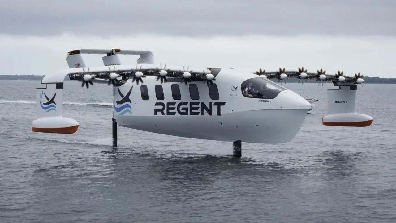 Flying Seaglider Will Also Be One of the World's Fastest Hydrofoils ... REGENT Viceroy Seaglider, elektrikli uçan tekne, yer etkisi uçağı, kıyı taşımacılığı, mürettebatlı uçuş testi